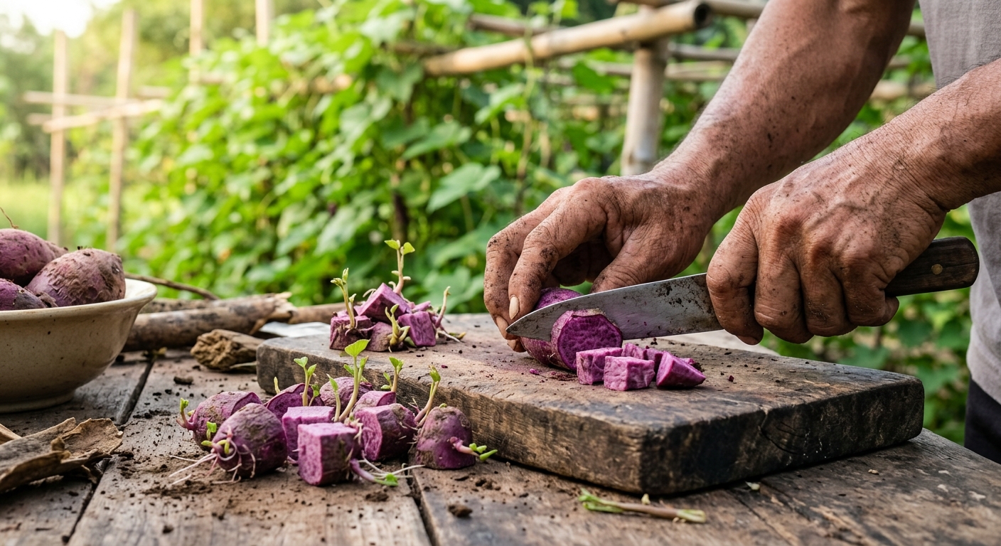 Science-Based Techniques Triple Ube Planting Materials in Bohol