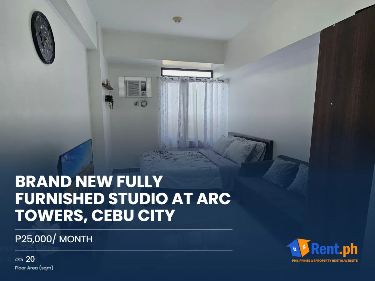 Brand New Fully Furnished Studio at ARC Towers, Cebu City