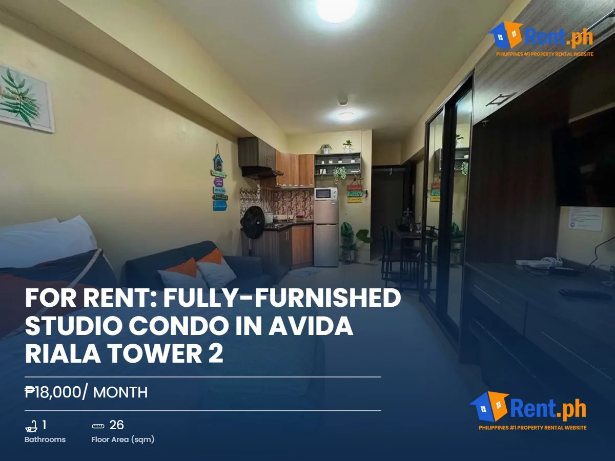 for-rent-fully-furnished-studio-condo-in-avida-riala-tower-2-for-rent
