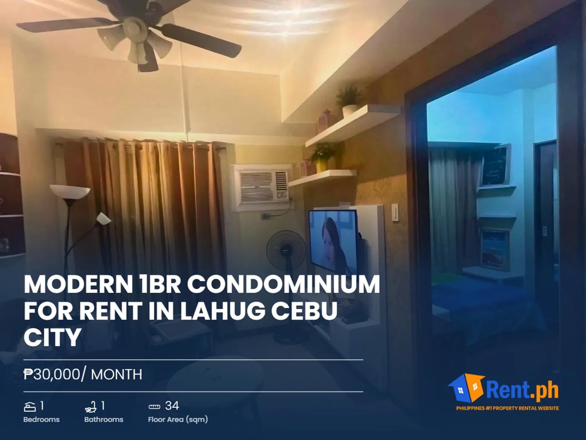 Modern 1BR Condominium For Rent in Lahug Cebu City