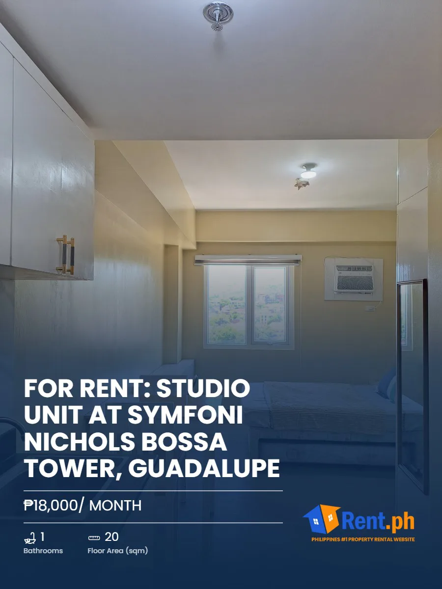 FOR RENT: Studio Unit at Symfoni Nichols Bossa Tower, Guadalupe - Secondary Image