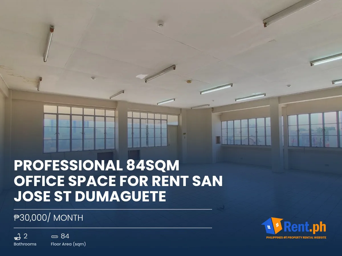 Professional 84sqm Office Space For Rent San Jose St Dumaguete