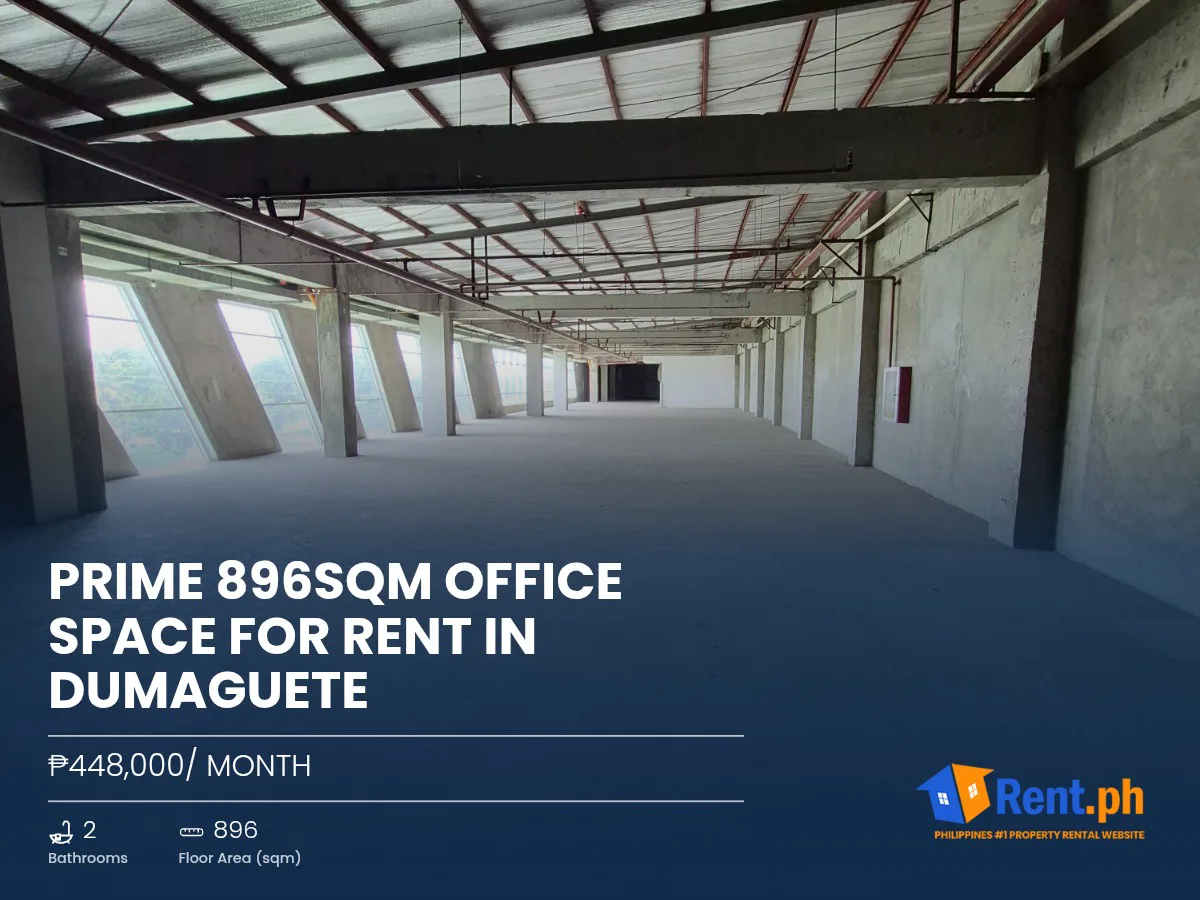 Prime 896sqm Office Space For Rent in Dumaguete 