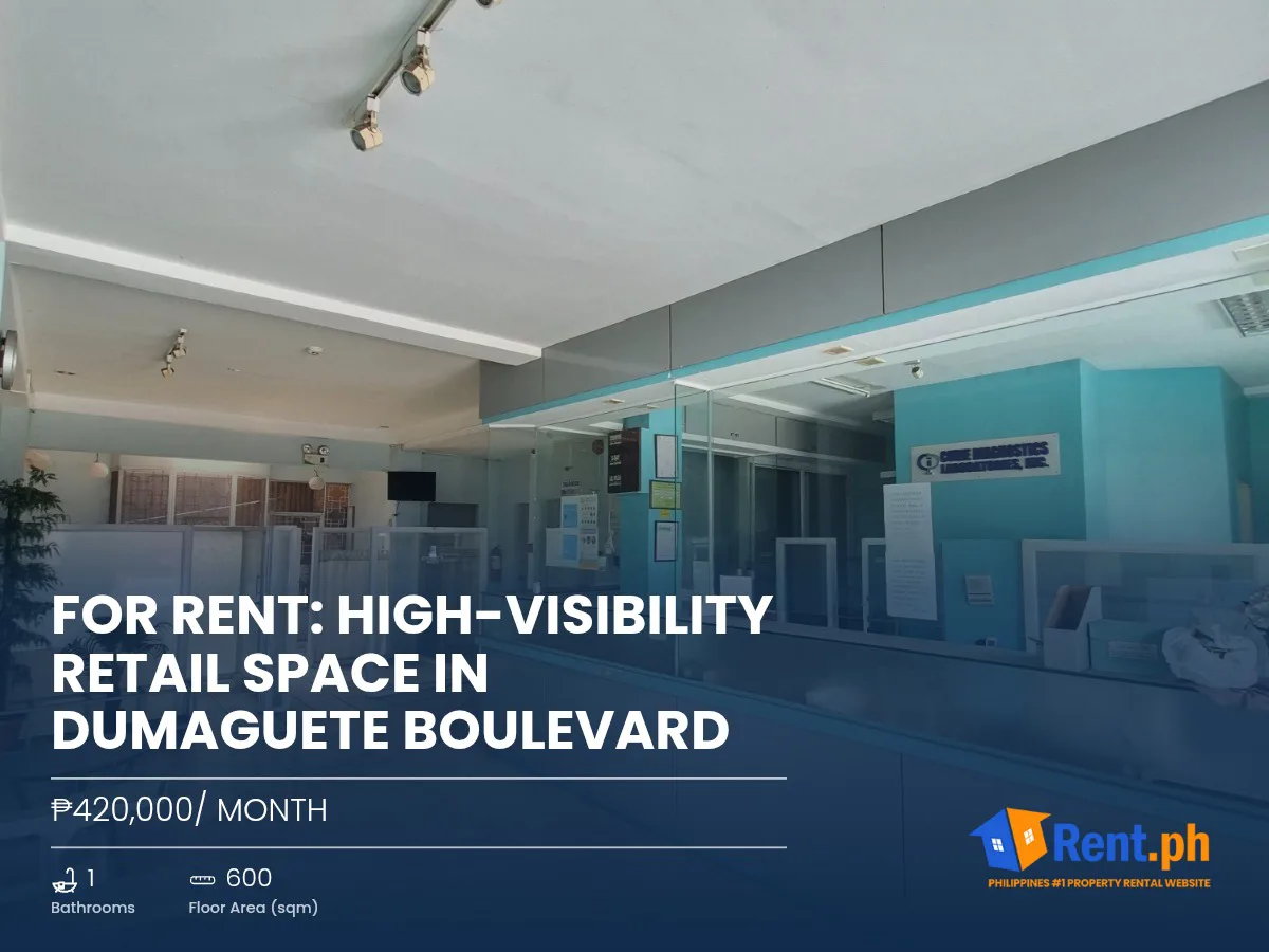 For Rent: High-Visibility Retail Space in Dumaguete Boulevard