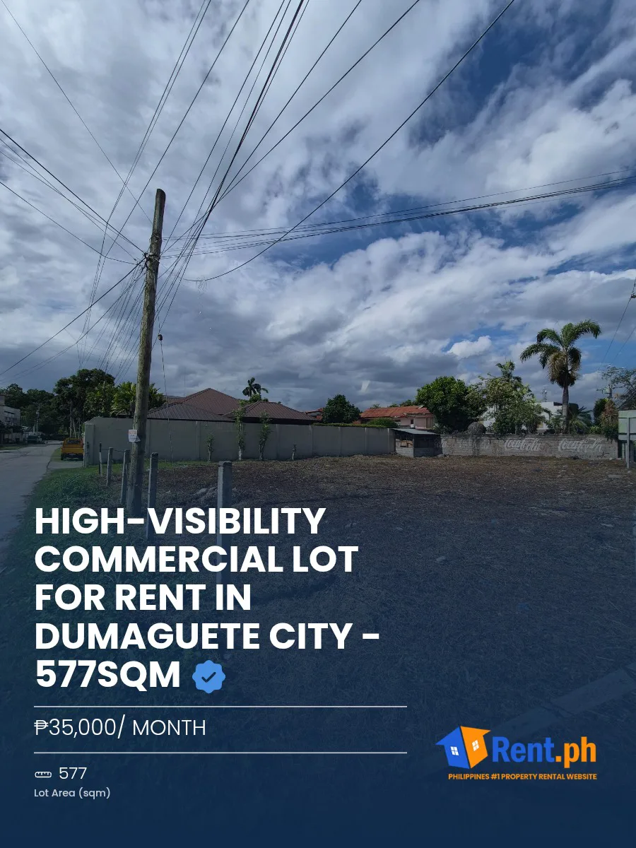 High-Visibility Commercial Lot For Rent in Dumaguete City - 577sqm - Secondary Image