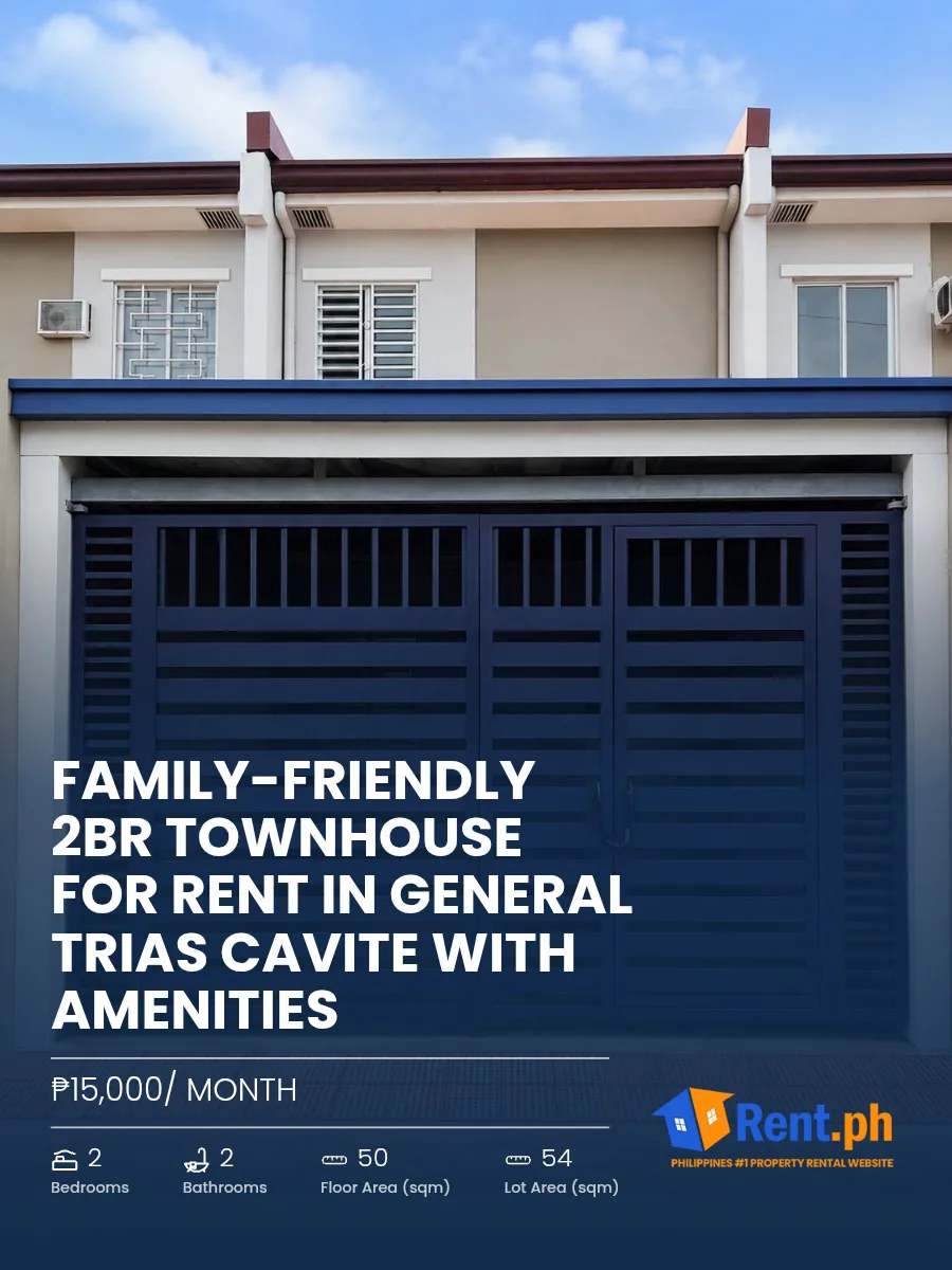 Family-Friendly 2BR Townhouse For Rent in General Trias Cavite with Amenities - Secondary Image