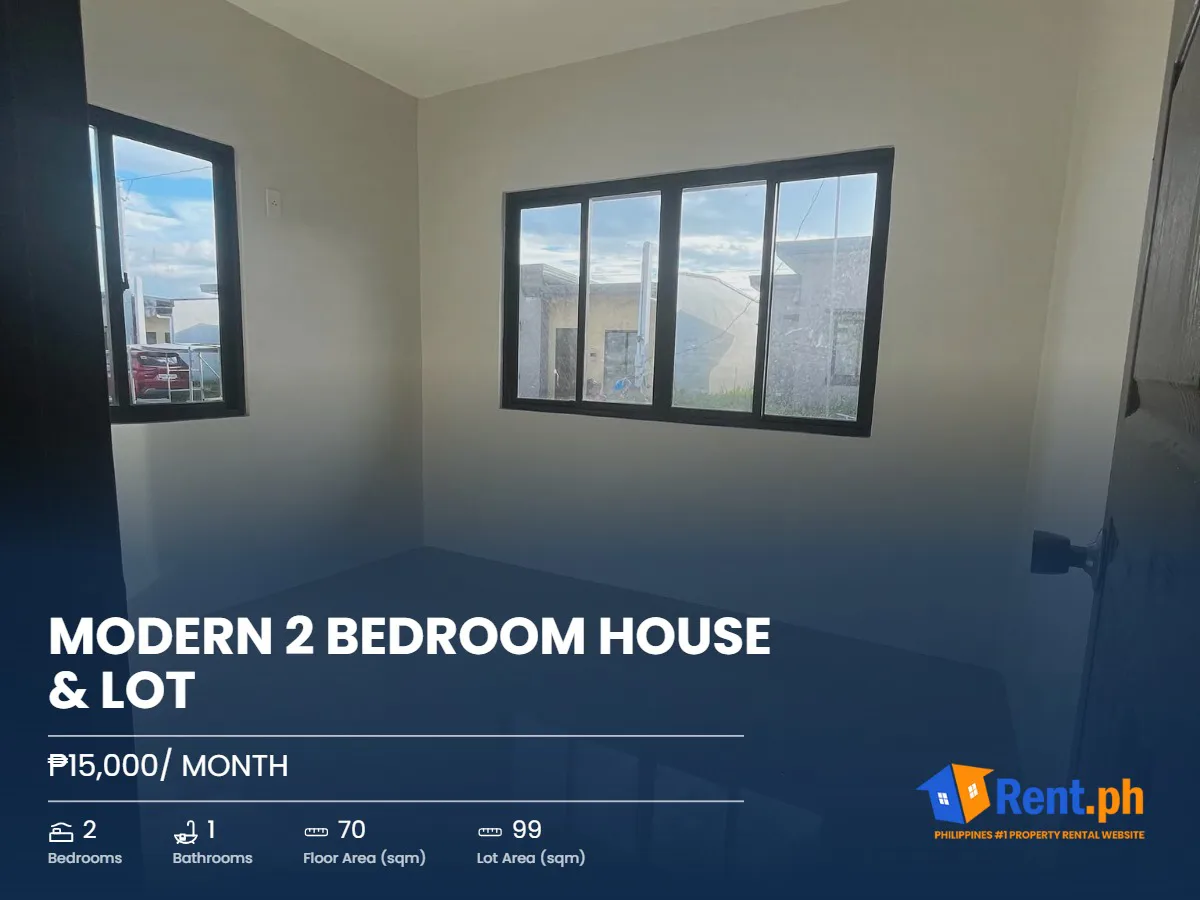 Modern 2 Bedroom House & Lot