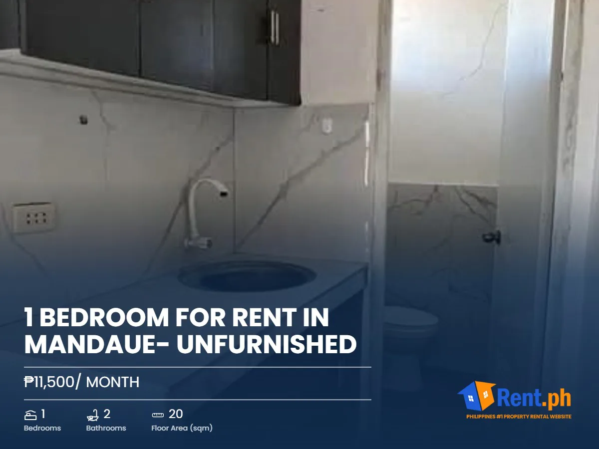 1 BEDROOM FOR RENT IN MANDAUE- UNFURNISHED 