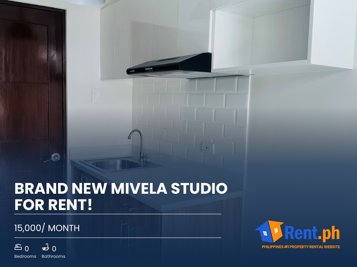 Brand New Mivela Studio For Rent!