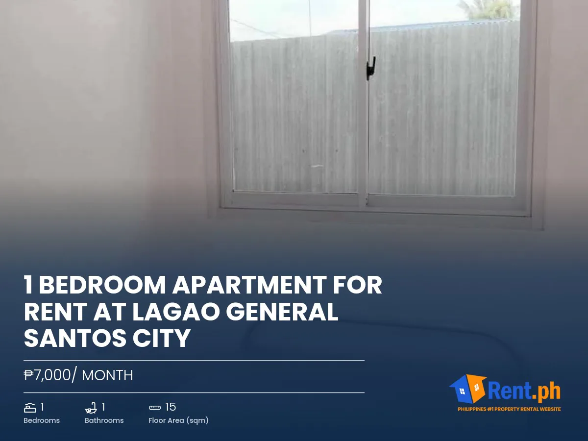 1 bedroom Apartment for rent at Lagao General Santos City