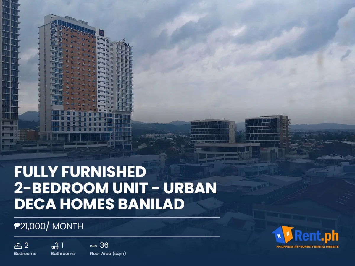 Fully Furnished 2-Bedroom Unit - Urban Deca Homes Banilad 