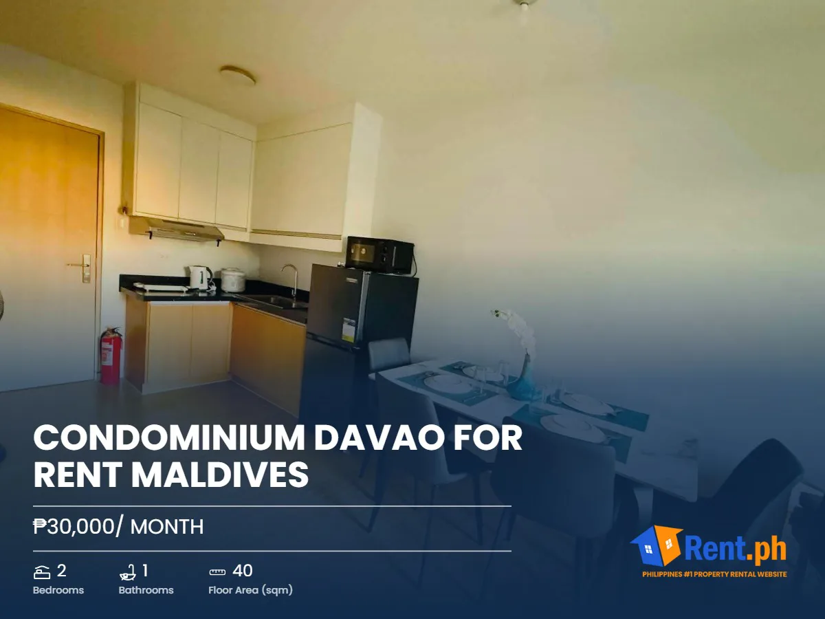 Condominium Davao For Rent MALDIVES