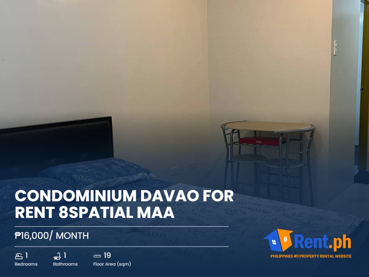 Condominium Davao For Rent 8spatial Maa