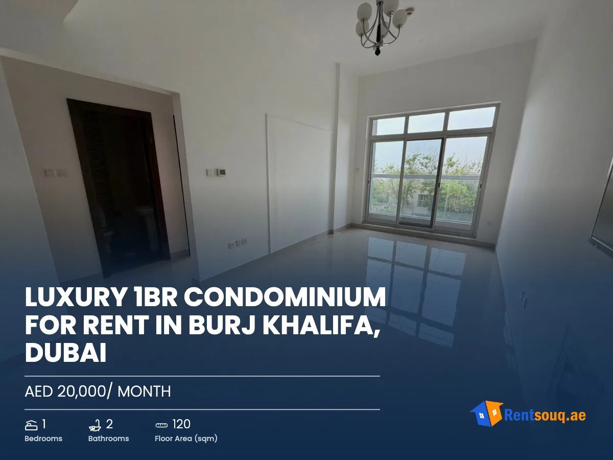 Luxury 1BR Condominium For Rent in Burj Khalifa, Dubai - Secondary Image