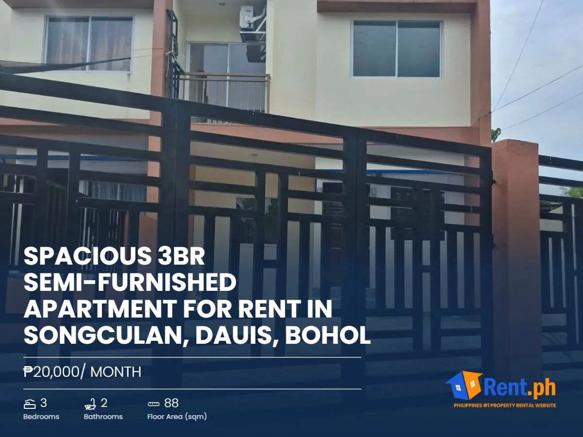 spacious-3br-semi-furnished-apartment-for-rent-in-songculan-dauis-bohol-for-rent