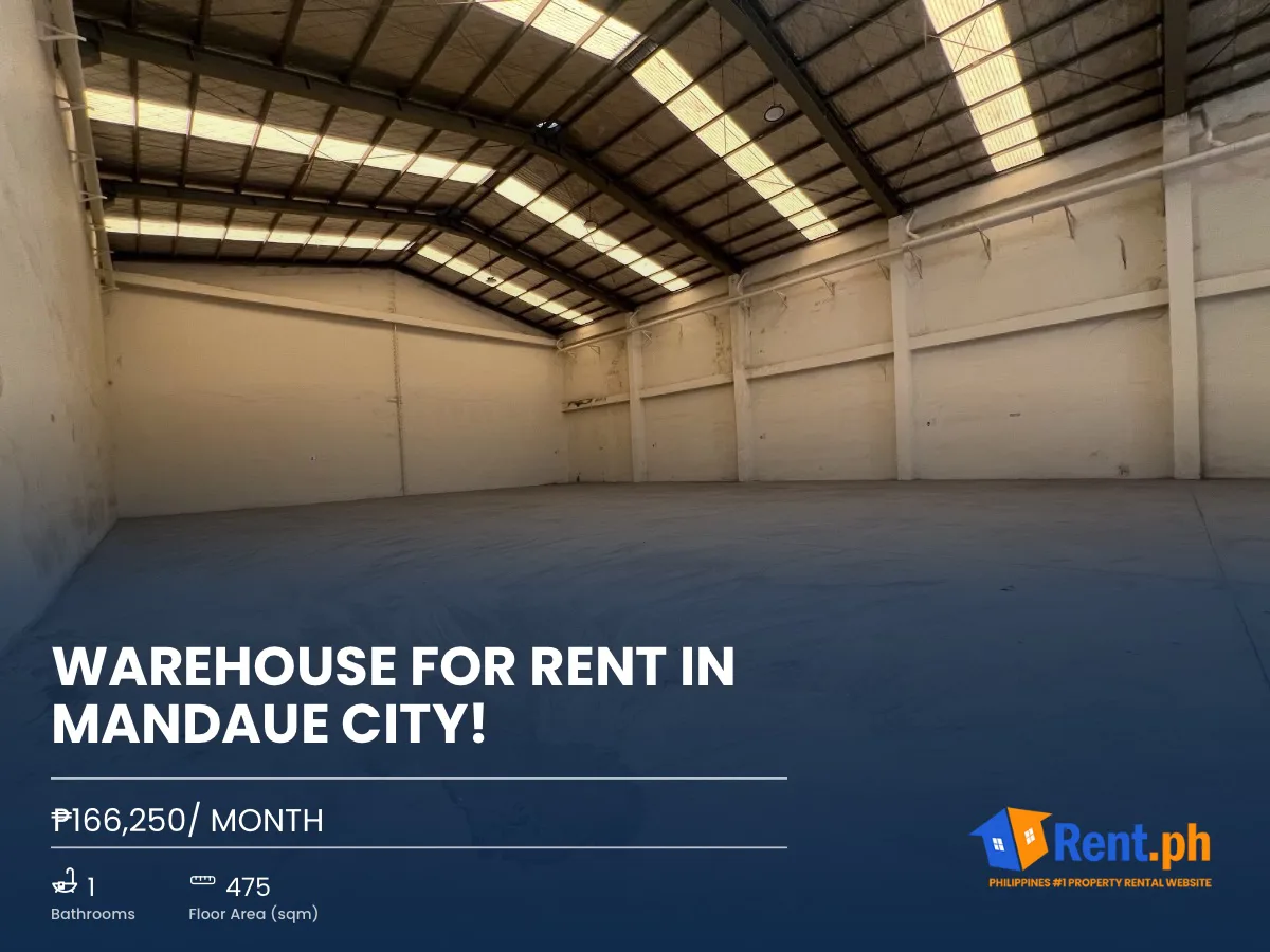 WAREHOUSE FOR RENT IN MANDAUE CITY!
