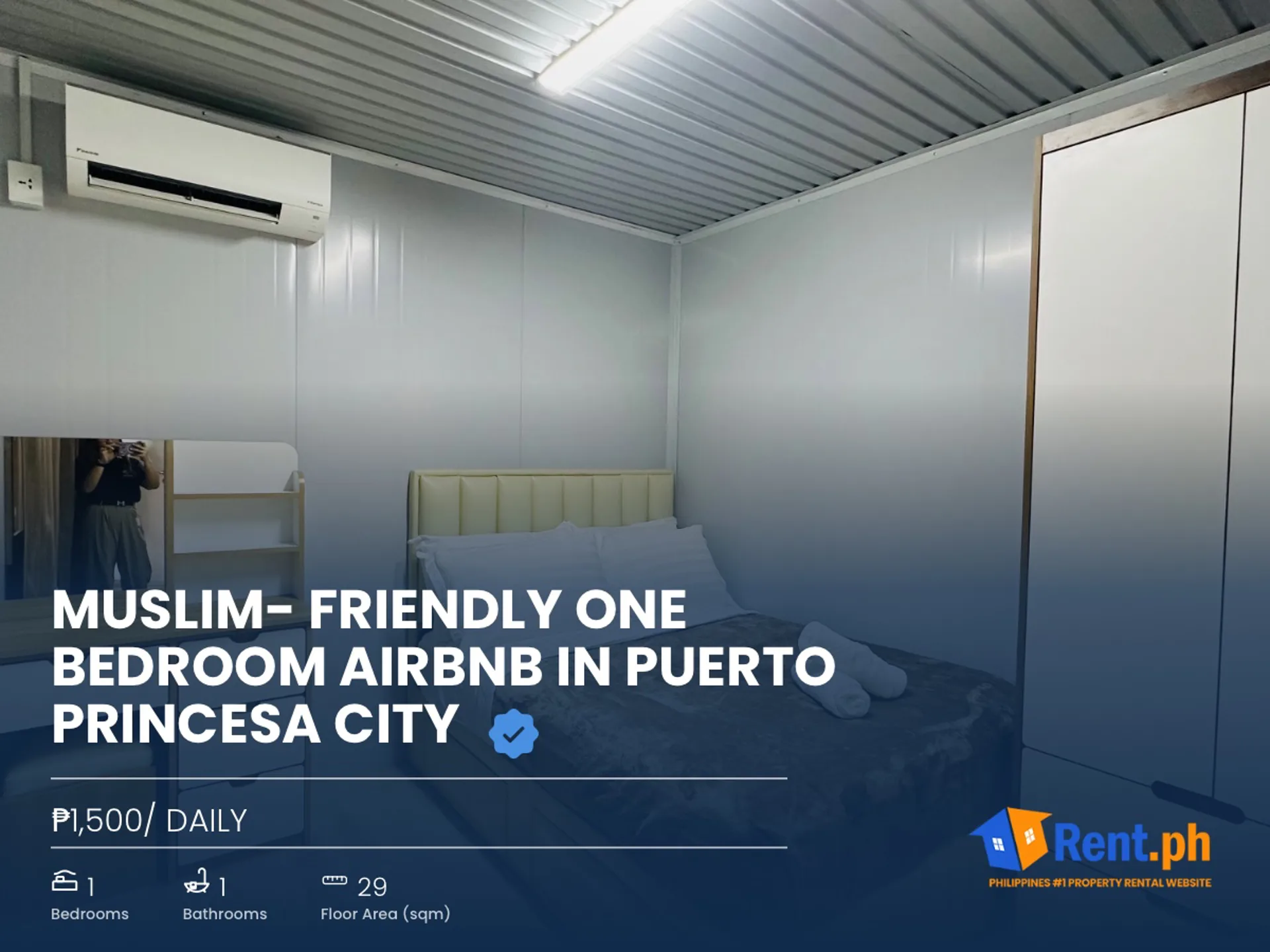 Muslim- Friendly One bedroom Airbnb in Puerto Princesa City