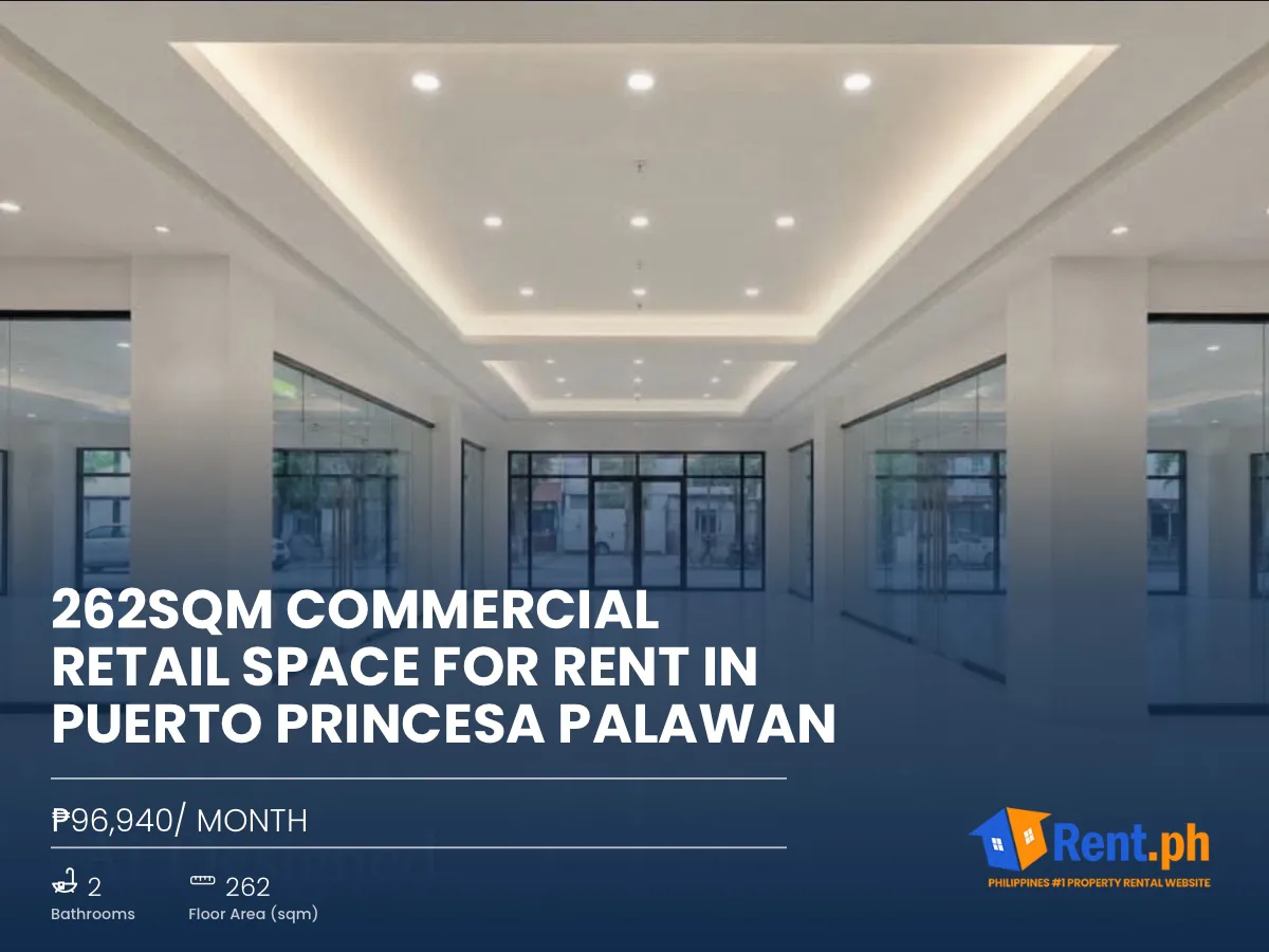 262sqm Commercial Retail Space For Rent in Puerto Princesa Palawan