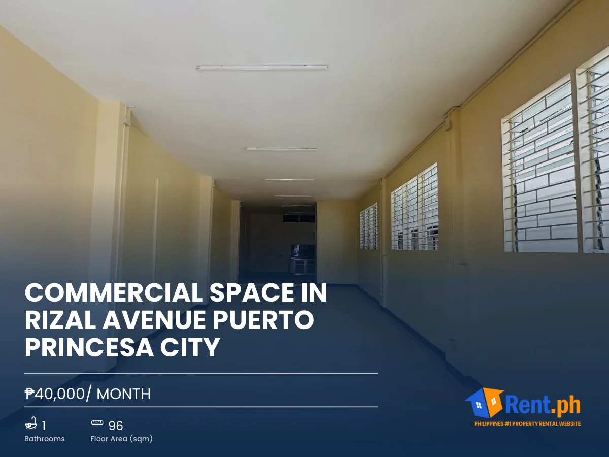 COMMERCIAL SPACE IN RIZAL AVENUE PUERTO PRINCESA CITY