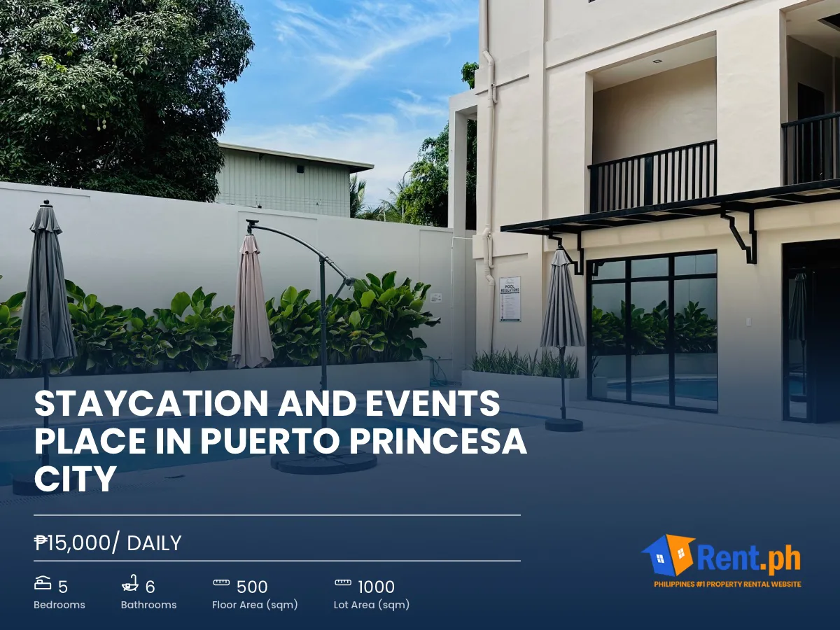 STAYCATION AND EVENTS PLACE IN PUERTO PRINCESA CITY