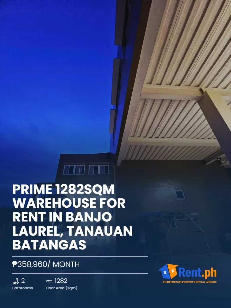Prime 1282sqm Warehouse For Rent in Banjo Laurel, Tanauan Batangas - Secondary Image
