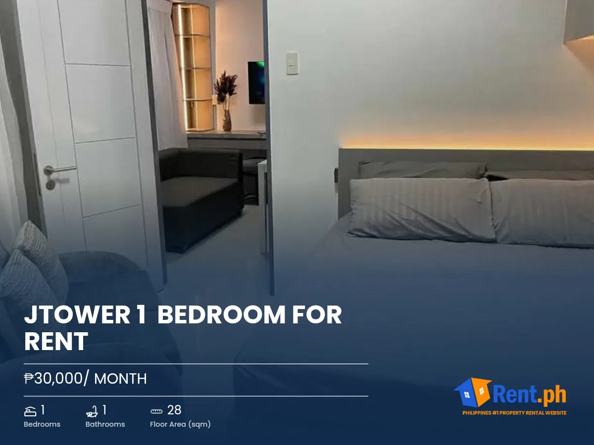 JTOWER 1  BEDROOM FOR RENT