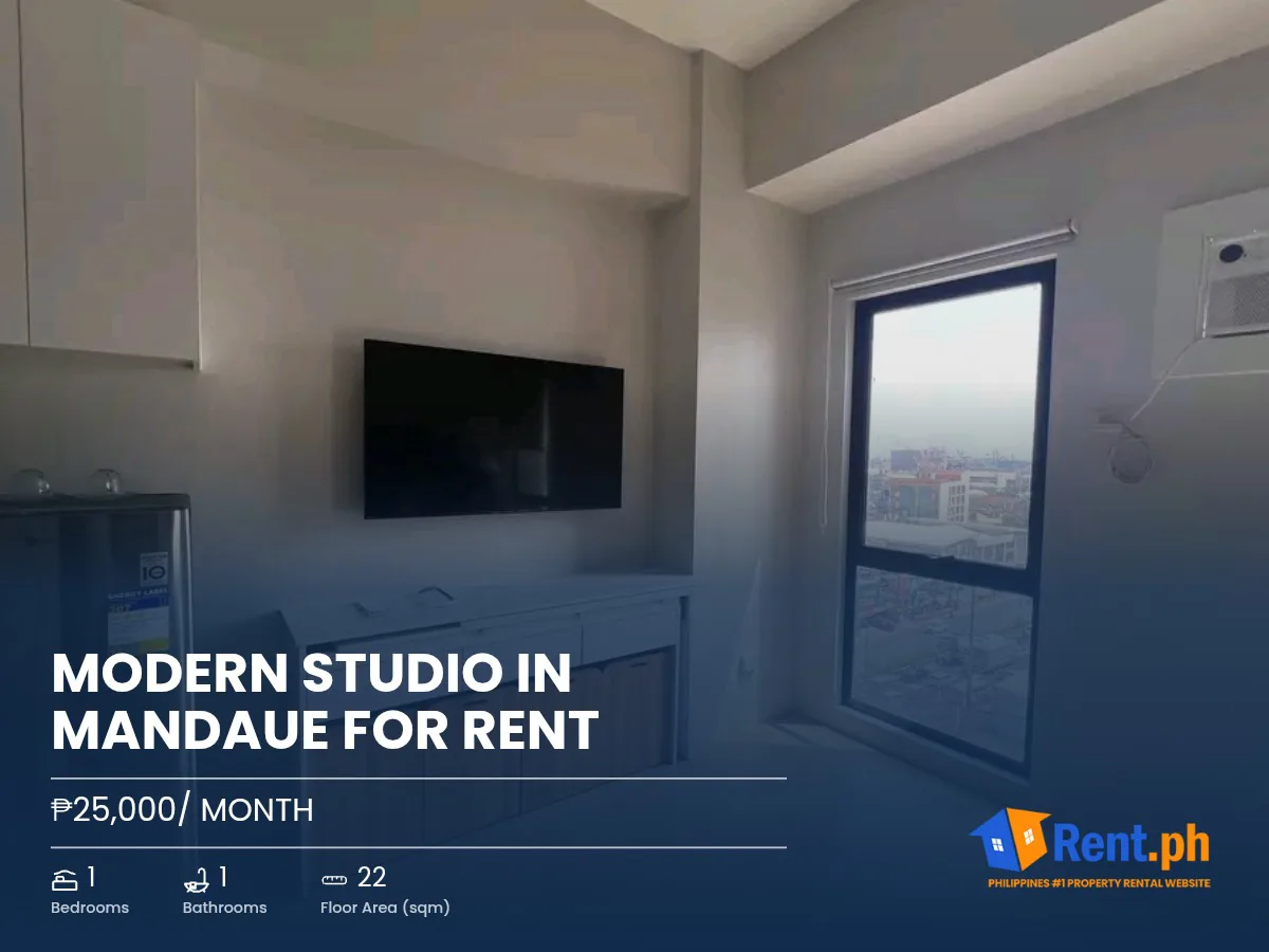 MODERN STUDIO IN MANDAUE FOR RENT