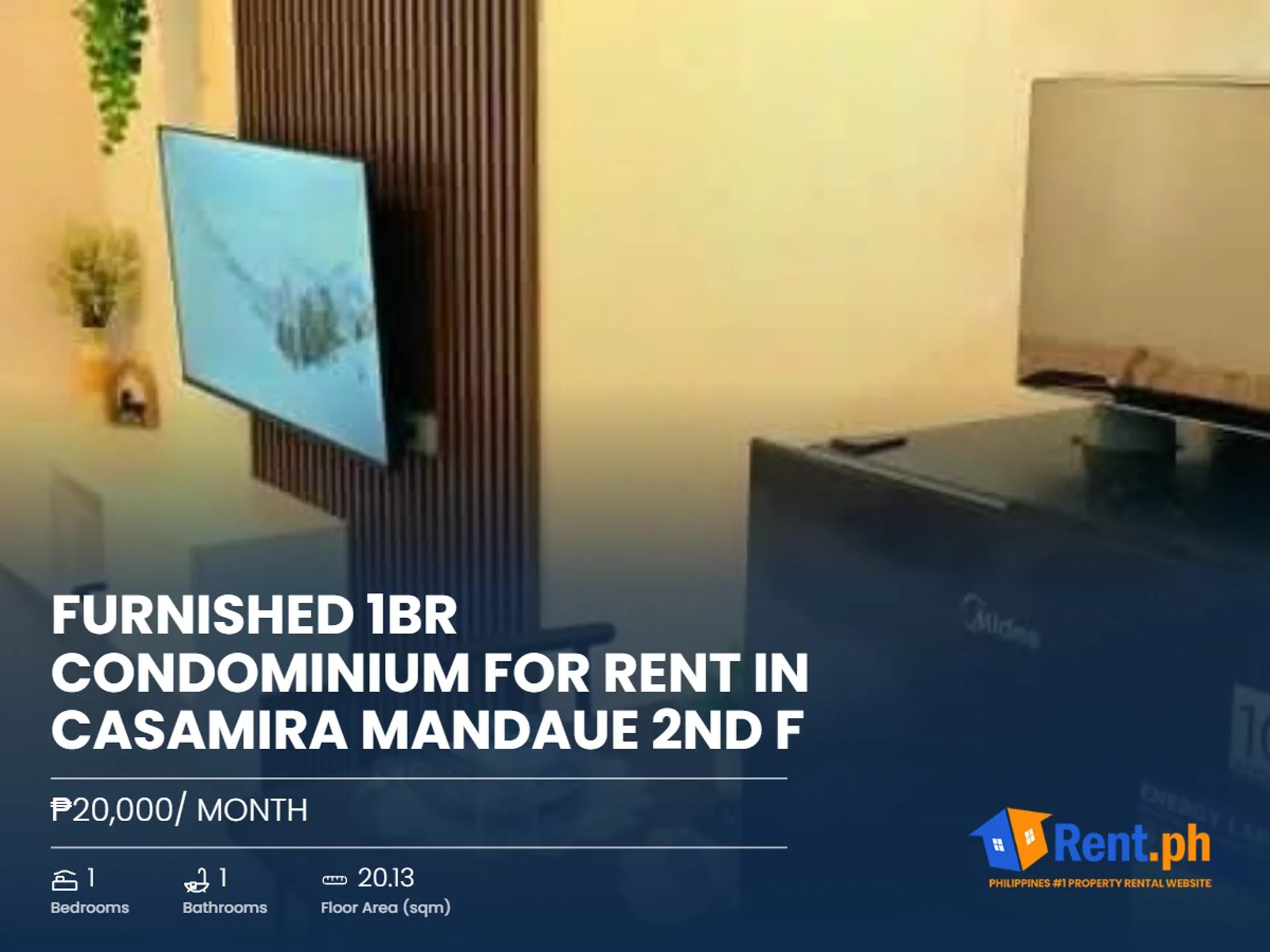 Furnished 1BR Condominium For Rent in CasaMira Mandaue 2nd F