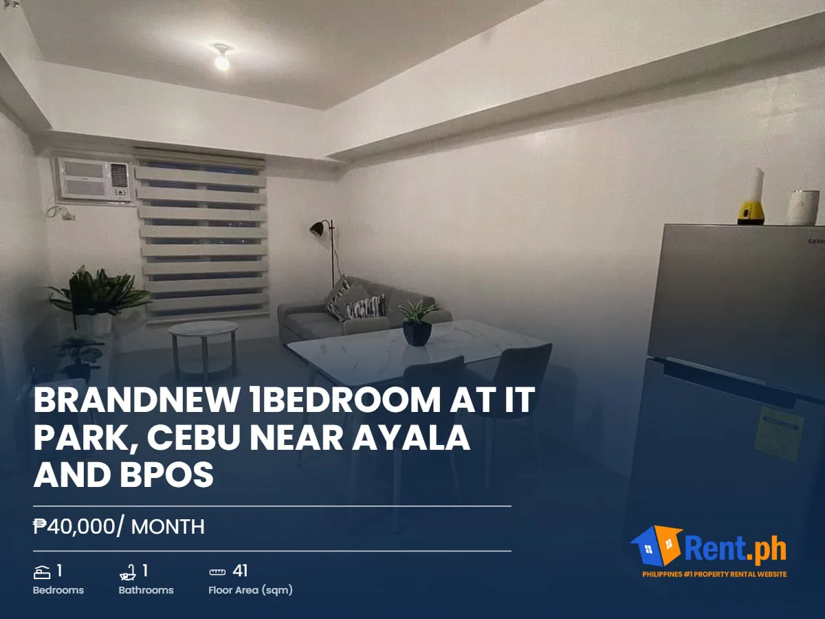 Brandnew 1Bedroom at IT Park, Cebu near Ayala and BPOs