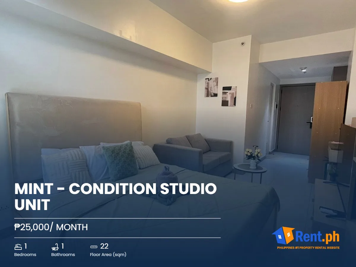 Mint - Condition Studio Unit