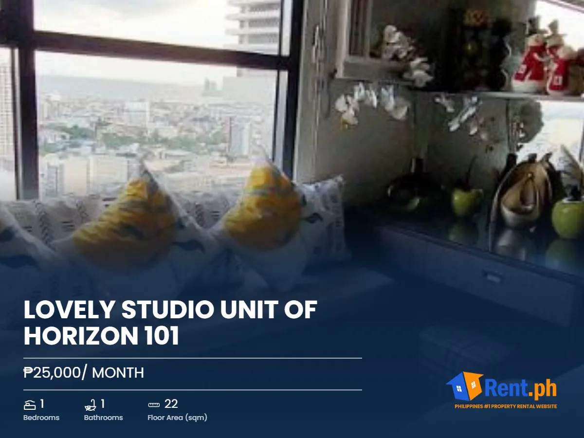 Lovely Studio Unit of Horizon 101