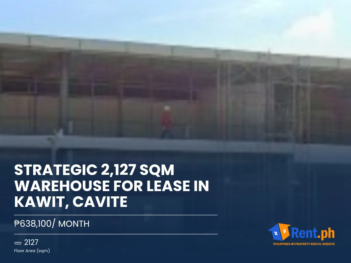 Strategic 2,127 SQM Warehouse for Lease in Kawit, Cavite
