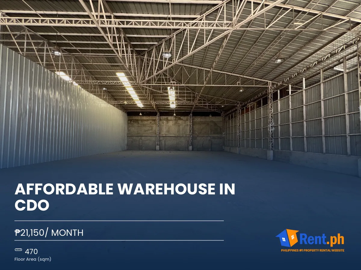 AFFORDABLE WAREHOUSE IN CDO