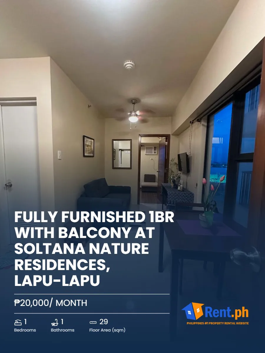 Fully Furnished 1BR with Balcony at Soltana Nature Residences, Lapu-Lapu - Secondary Image