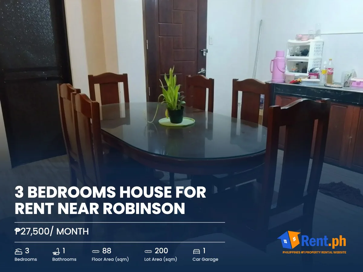 3 bedrooms house for rent near Robinson
