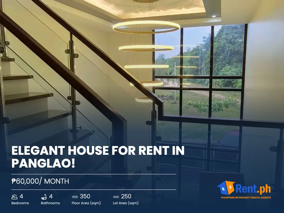 Elegant House For Rent in Panglao!