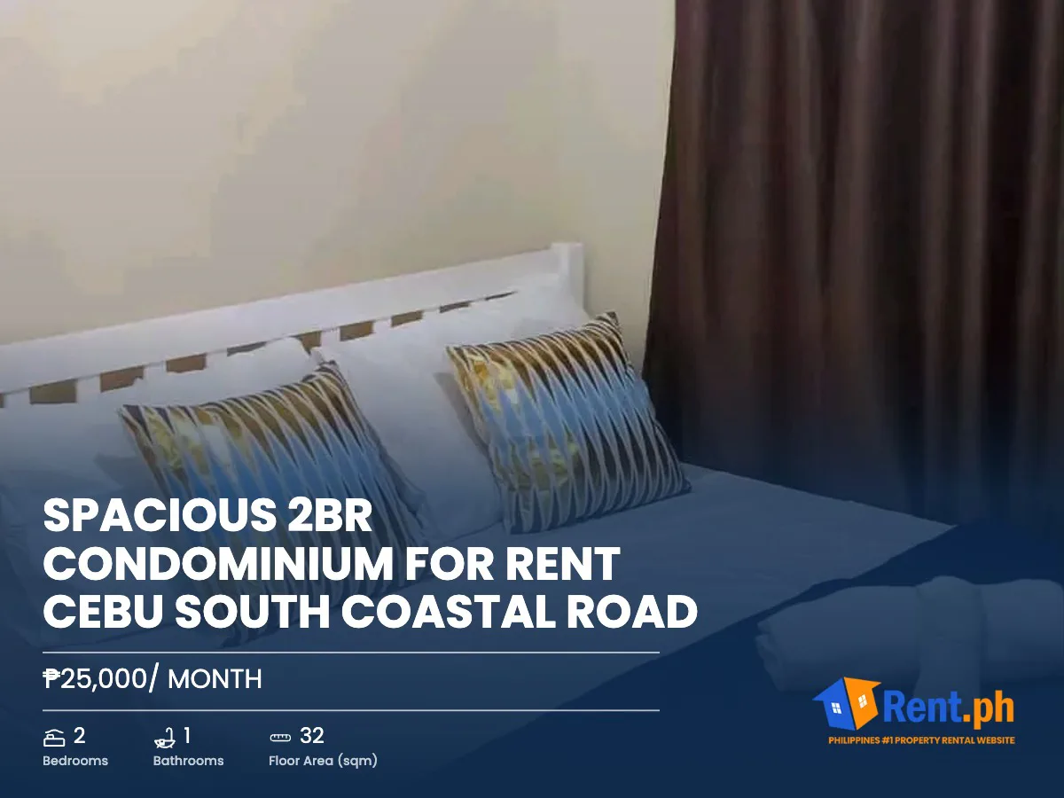 Spacious 2BR Condominium For Rent Cebu South Coastal Road