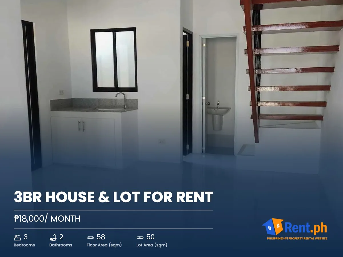 3BR House & Lot for Rent