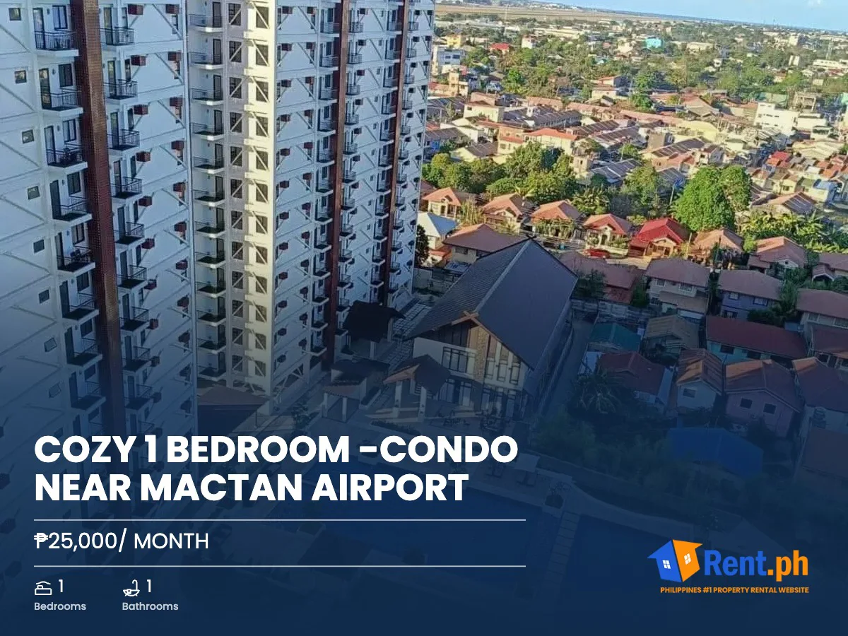 Cozy 1 Bedroom -Condo Near Mactan Airport