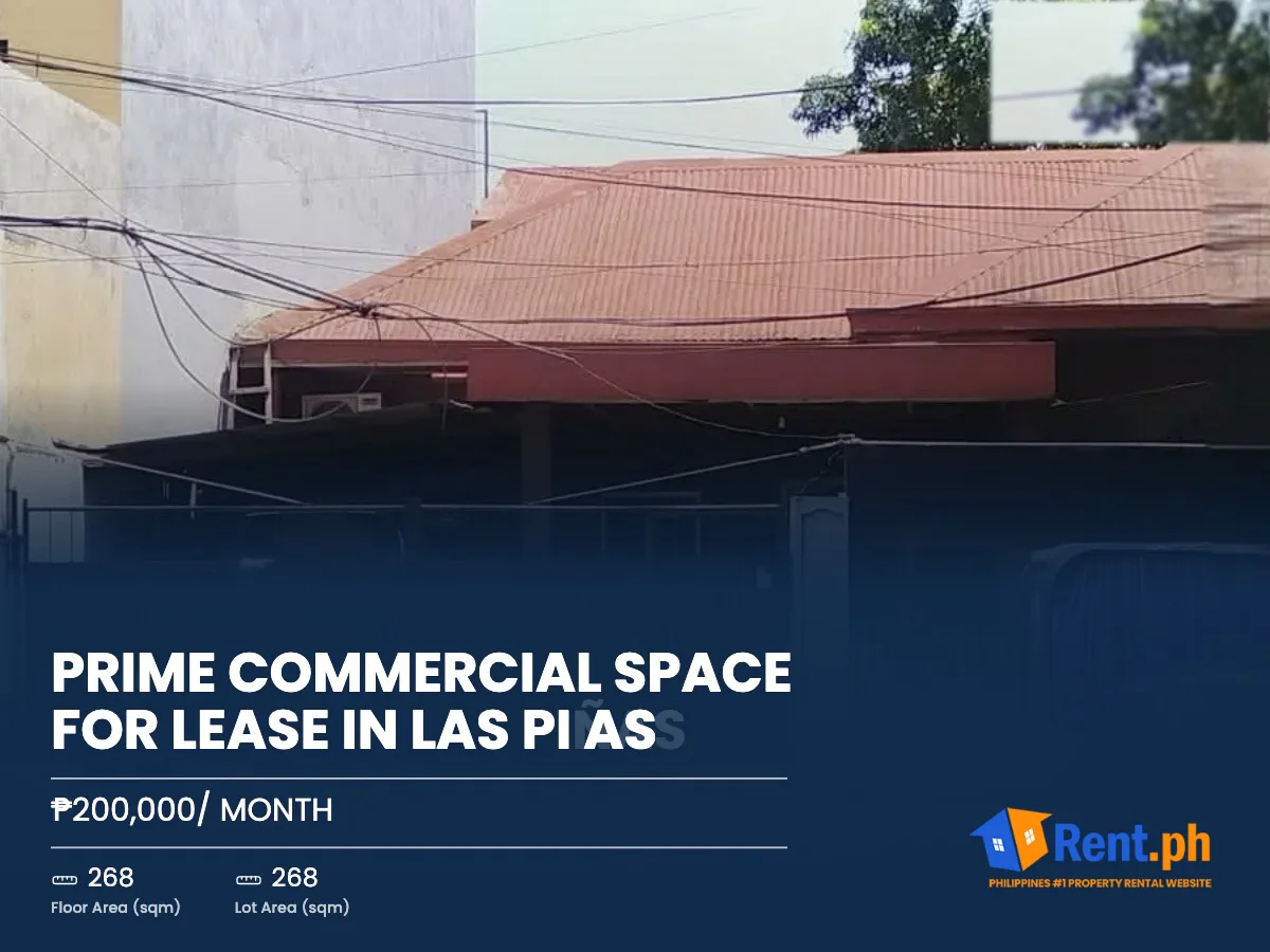 PRIME COMMERCIAL SPACE FOR LEASE IN LAS PI AS