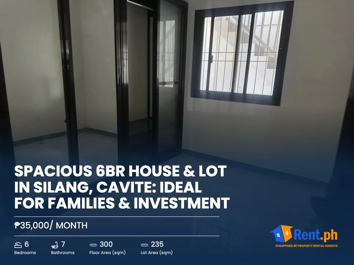 Spacious 6BR House & Lot in Silang, Cavite: Ideal for Families & Investment
