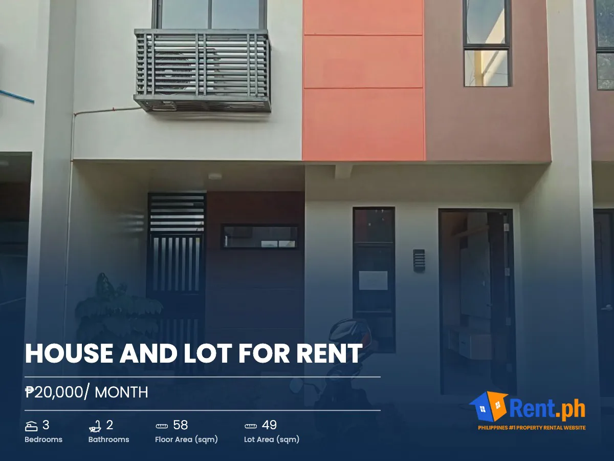 House and Lot for Rent 