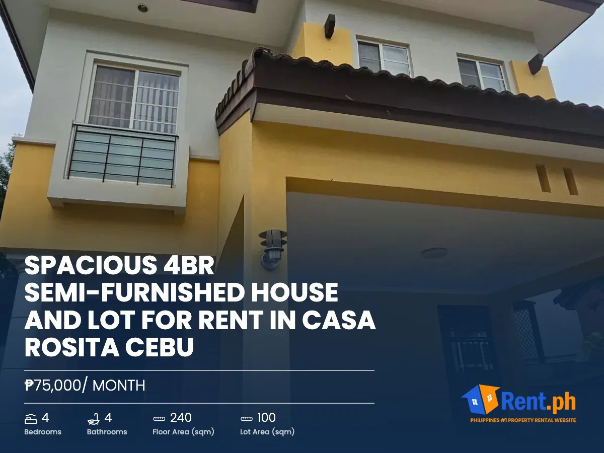 spacious-4br-semi-furnished-house-and-lot-for-rent-in-casa-rosita-cebu-for-rent