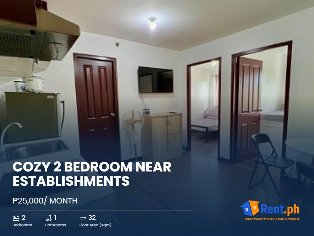 Cozy 2 Bedroom near establishments