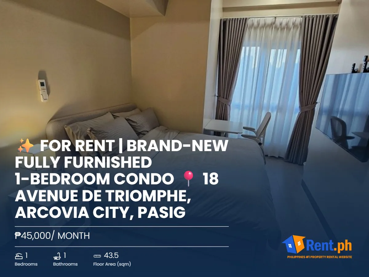 for-rent-brand-new-fully-furnished-1-bedroom-condo-18-avenue-de-triomphe-arcovia-city-pasig-for-rent