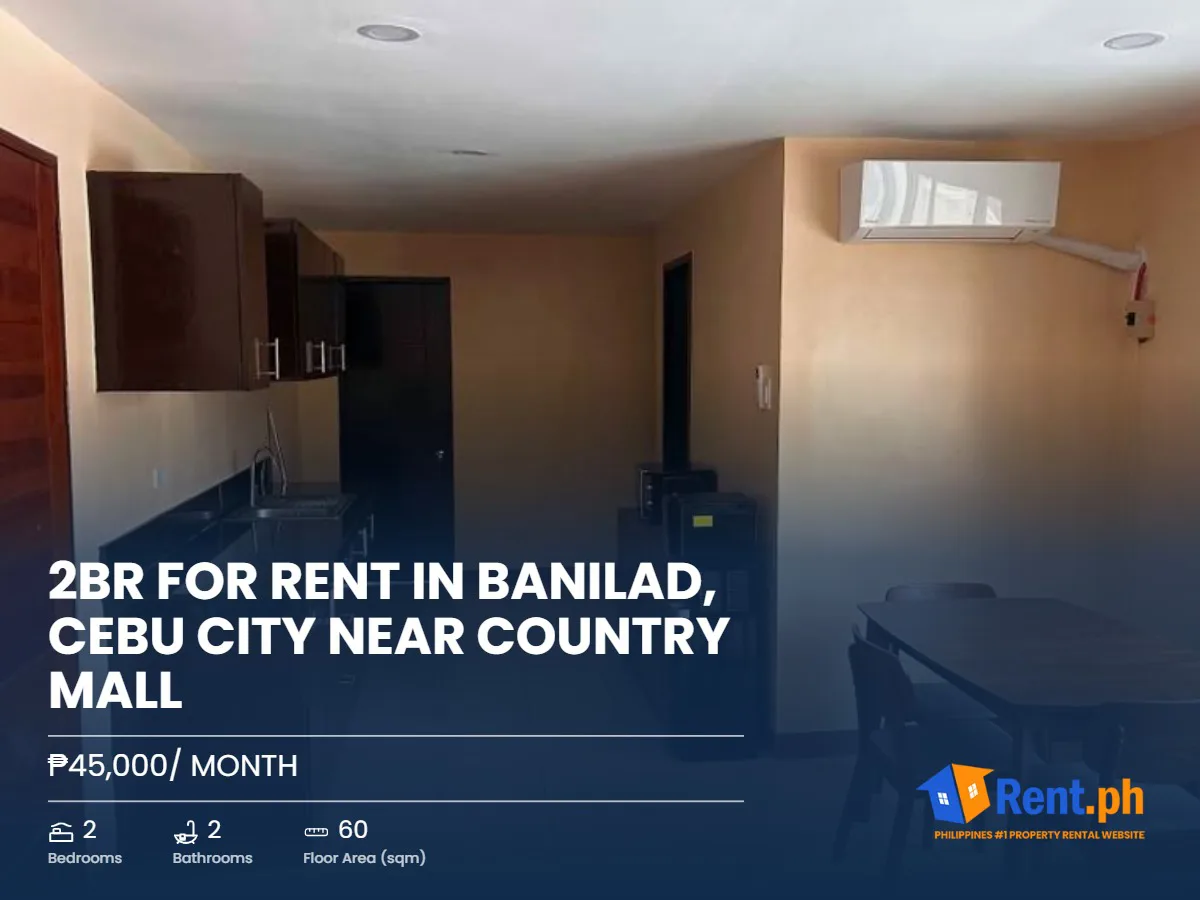 2BR for RENT in Banilad, Cebu City Near Country Mall