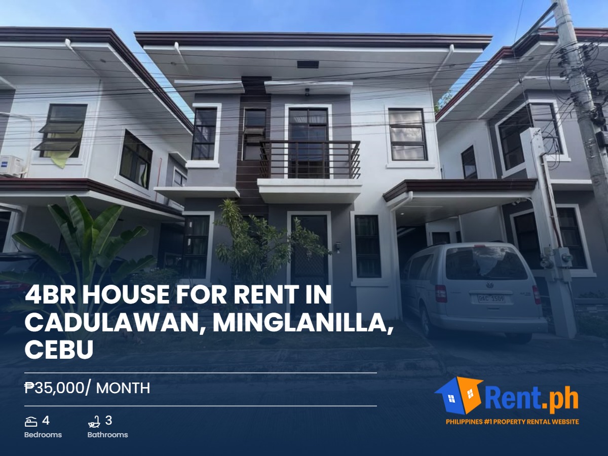 4BR House for RENT in Cadulawan, Minglanilla, Cebu