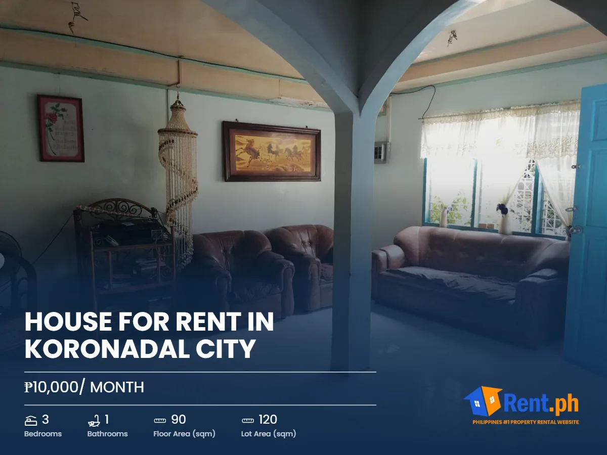 HOUSE FOR RENT IN KORONADAL CITY