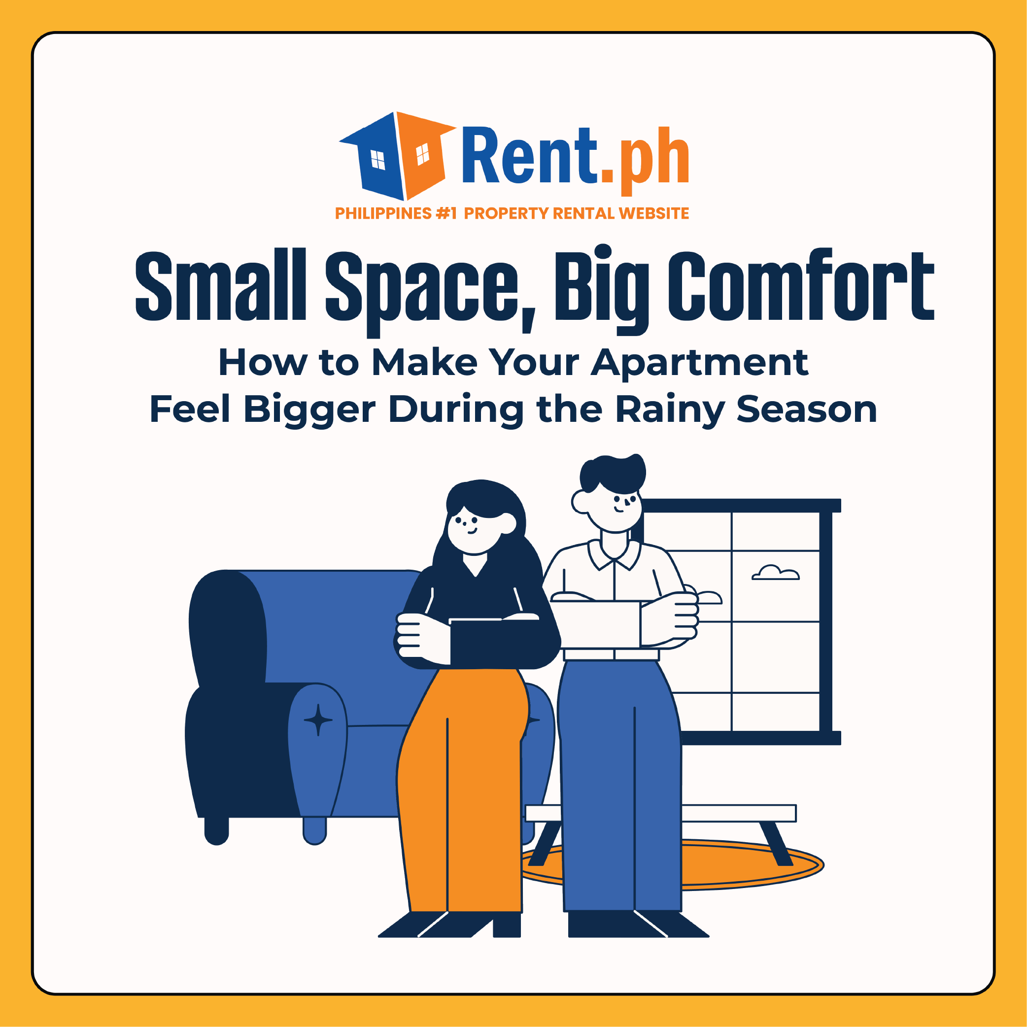 Small Space, Big Comfort: How to Make Your Apartment Feel Bigger During the Rainy Season