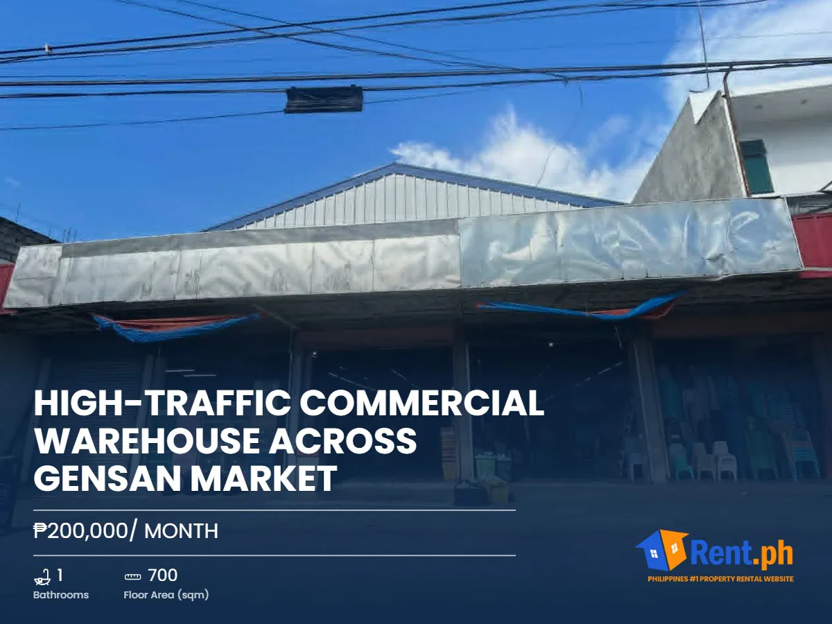 High-Traffic Commercial Warehouse Across Gensan Market